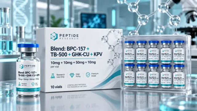 Blend: BPC-157 + TB-500 + GHK-Cu + KPV